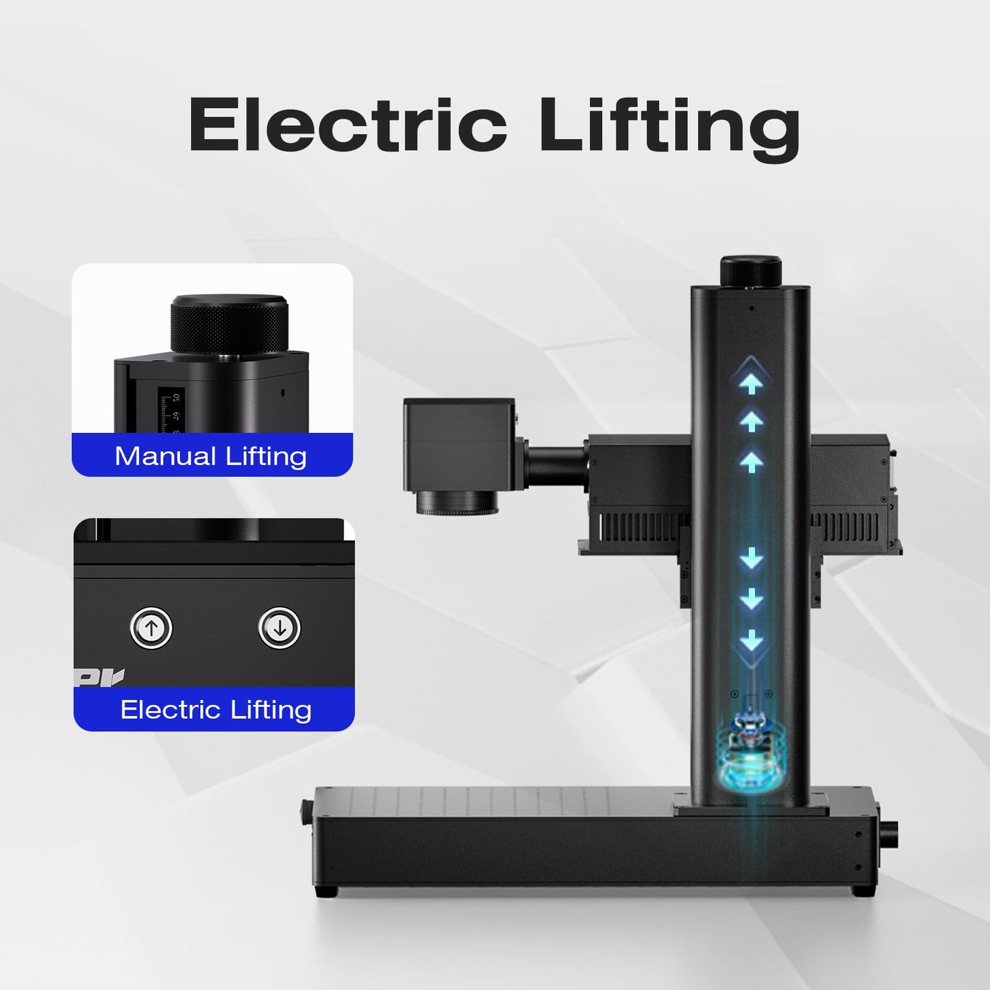 ComMarker Omni1 5W UV Engraving Machine with Electric Lifting 2 Optional Lenses, Support EZCAD and LightBurn Laser Engraver, Unlock All Material with UV Laser