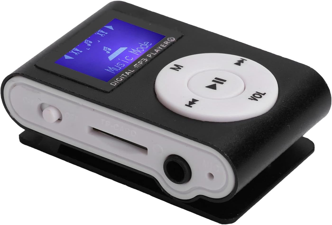 Ejoyous MP3 MP3 32G Player, Portable Music Player with Back Clip and LCD Mini Screen for Sports, Support Memory Card