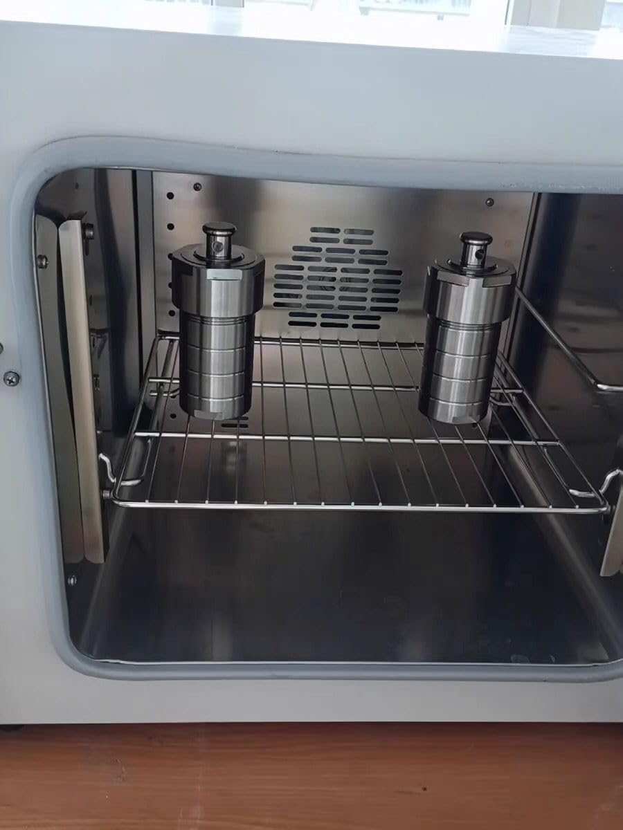 500ml Hydrothermal Synthesis Autoclave Reactor, SUS304 PTFE Lined, 3Mpa High Pressure PTFE Hydrothermal Reactor Digestion Tank for Lab Acid Alkali Resistance