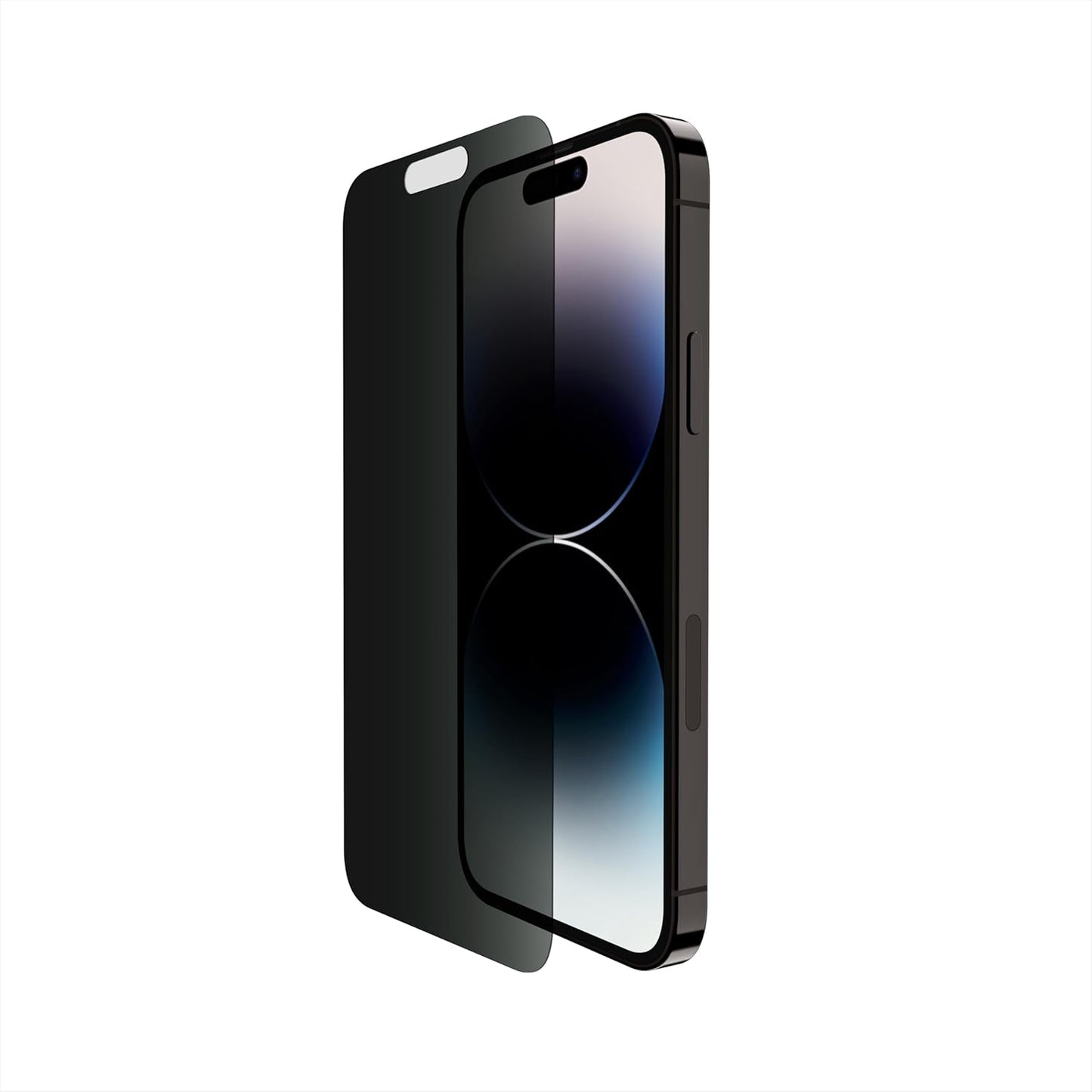 14 Belkin ScreenForce TemperedGlass Privacy Screen Protector for iPhone Pro - Treated Surface with Anti-Fingerprint