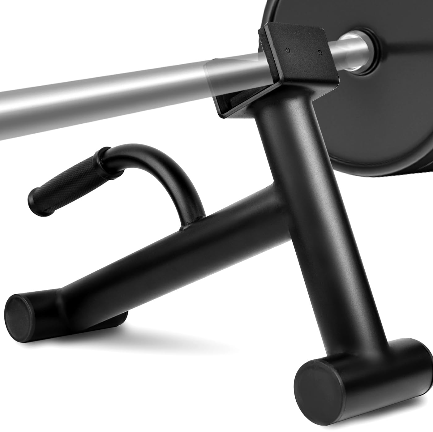 Deadlift Jack Barbell Stand,Barbell Stand for Weight Training Home Gym Easily Unload and Load 600lbs Barbell Plates for Deadlift Exercise (1 PCS)