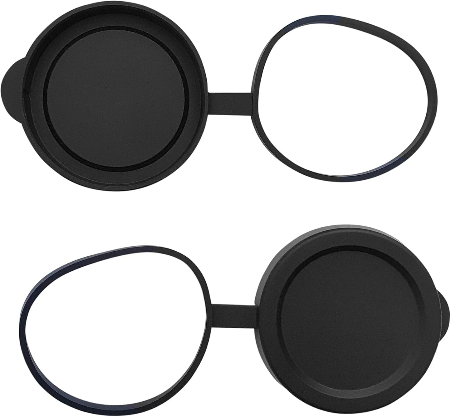 Generic 50mm 59.4-60.9mm Set (59.4-60.9LC) Binocular/Monocular Objective Lens Caps Internal Diameter Rubber Cover Black