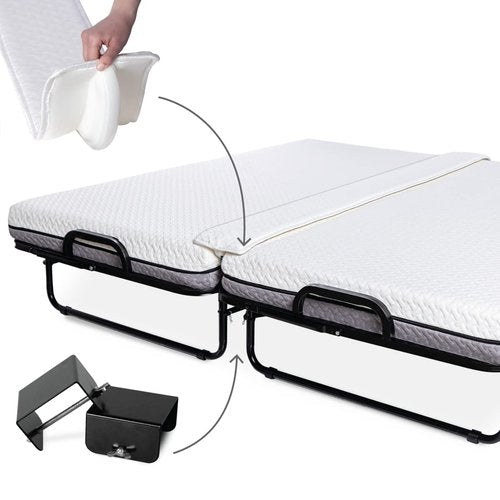 Milliard Diplomat Folding Bed Converter Kit, Bed Bridge Bed Gap Filler, Convert Cot to Queen, Twin to King
