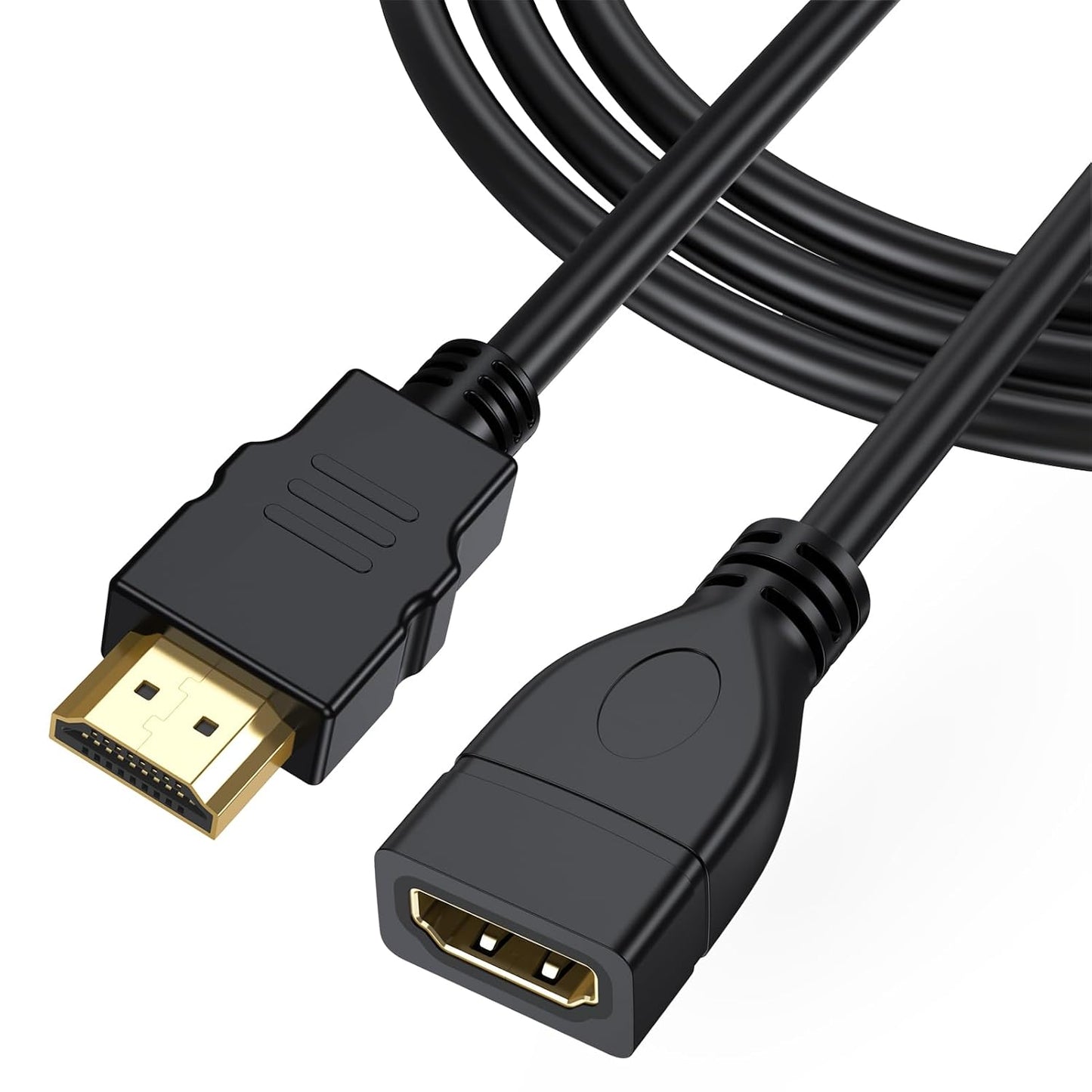 5FT, 4K 4K@60Hz, 2K@144Hz, 18Gbps PS5/PS4, HDMI Extender Cable HDMI Extension Cable Male to Female Adapter Cord