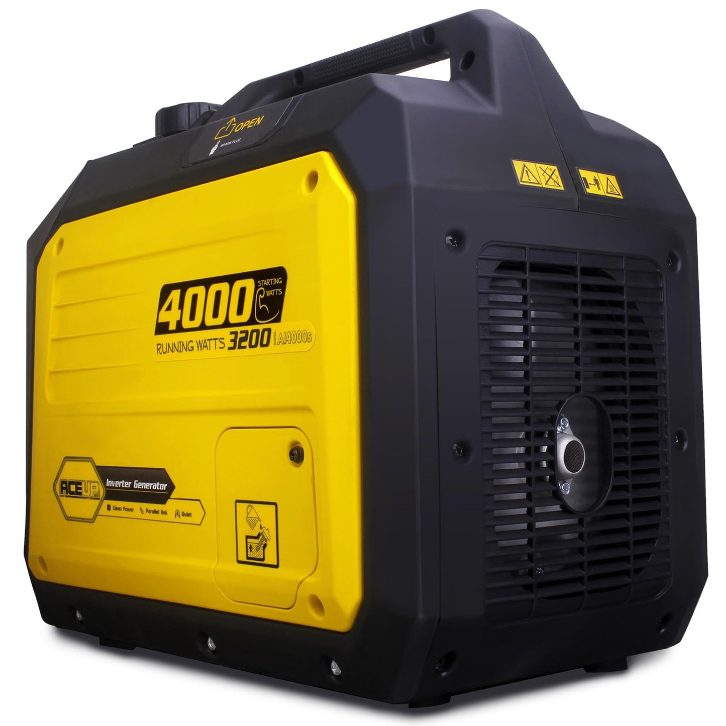 Aceup Energy 4000 Watt Portable Inverter Generator 149cc, Super Quiet Gas Generator for Home, RV-Ready, EPA Compliant ideal for Father's Day