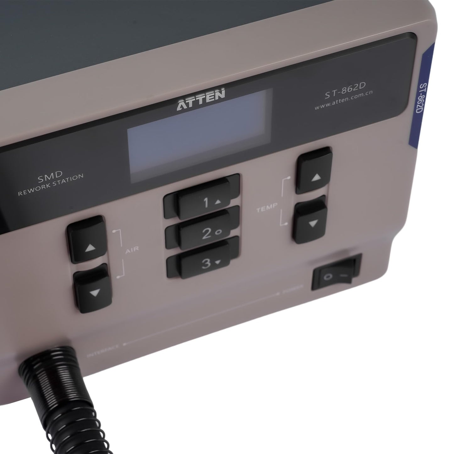 Getanye ST-862D Hot Air Gun Soldering Station, 1000W Digital Display Rework Station, Automatic Sleep, Adjustable Temperature, ST862D