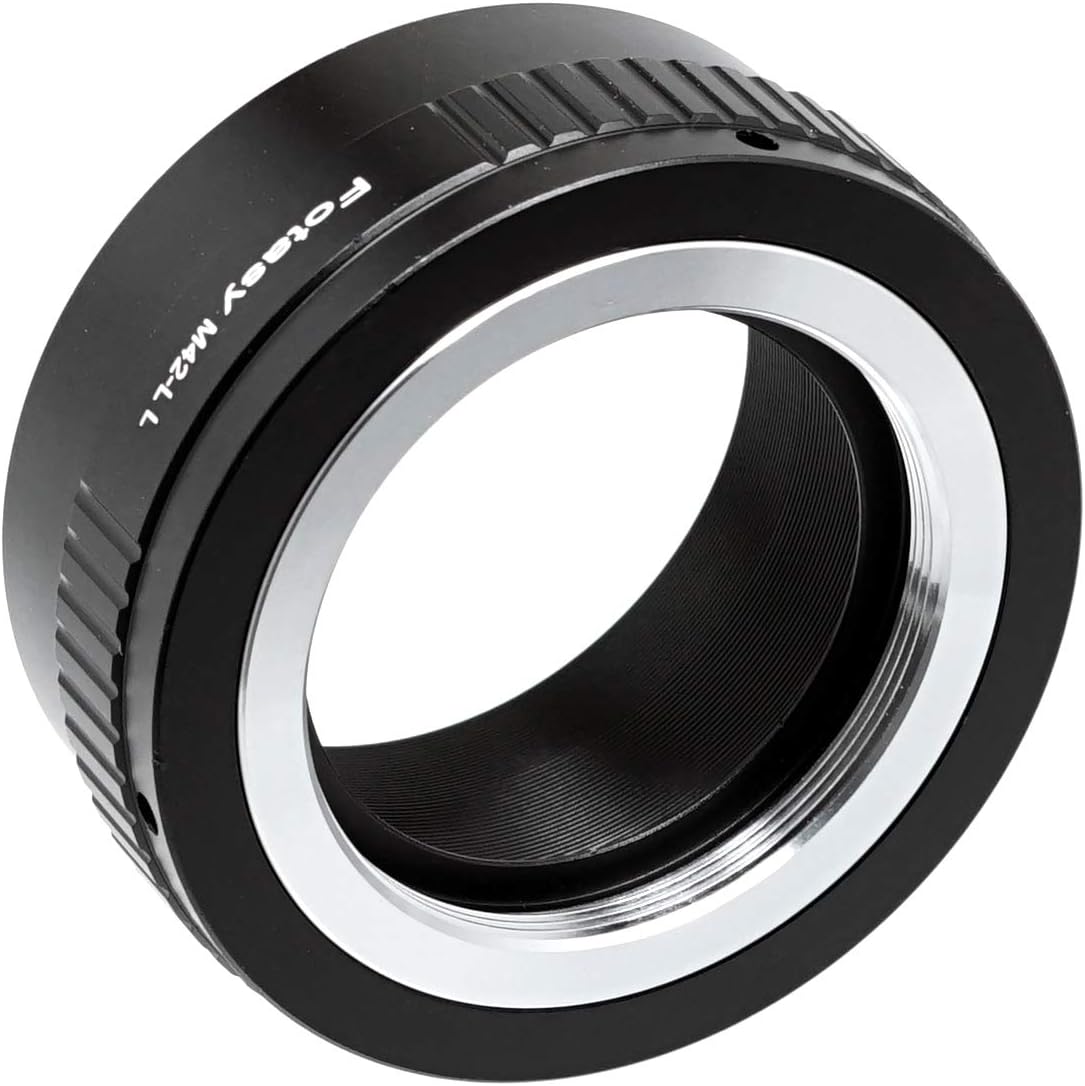 Fotasy M42 42mm S1 S1H S1R S4 S5 SL2 TL2 Adjustable Lens to L Mount Adapter, Screw Mount Lens S Adapter, Compatible