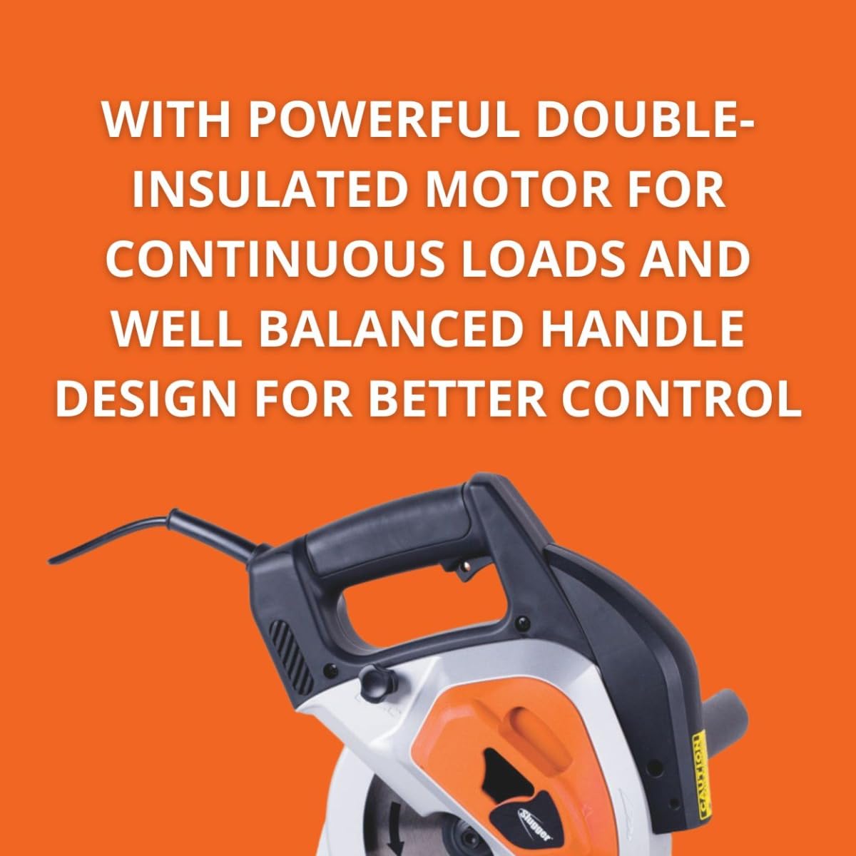 Slugger by Fein 7 1/4" Metal Cutting Saw - 1400W High-Performance Motor, Internally Powered Laser, Chip Collection, Soft Start & Electric Brake for Safety - 69908120000