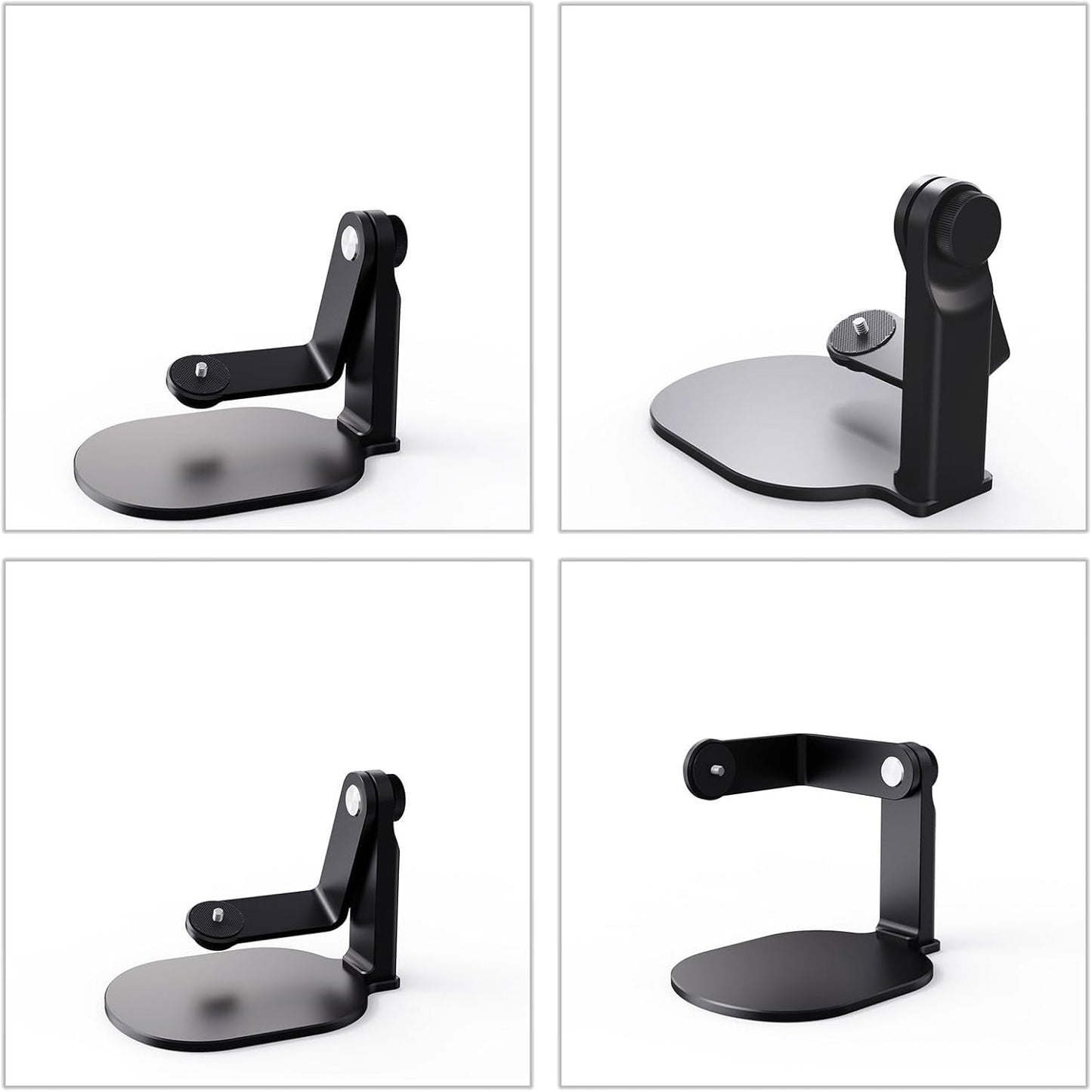 jiahesuw 360Rotating Projector Stand, and Tilt Adjustable Desktop Projector Holder for Indoor/Outdoor Video Project