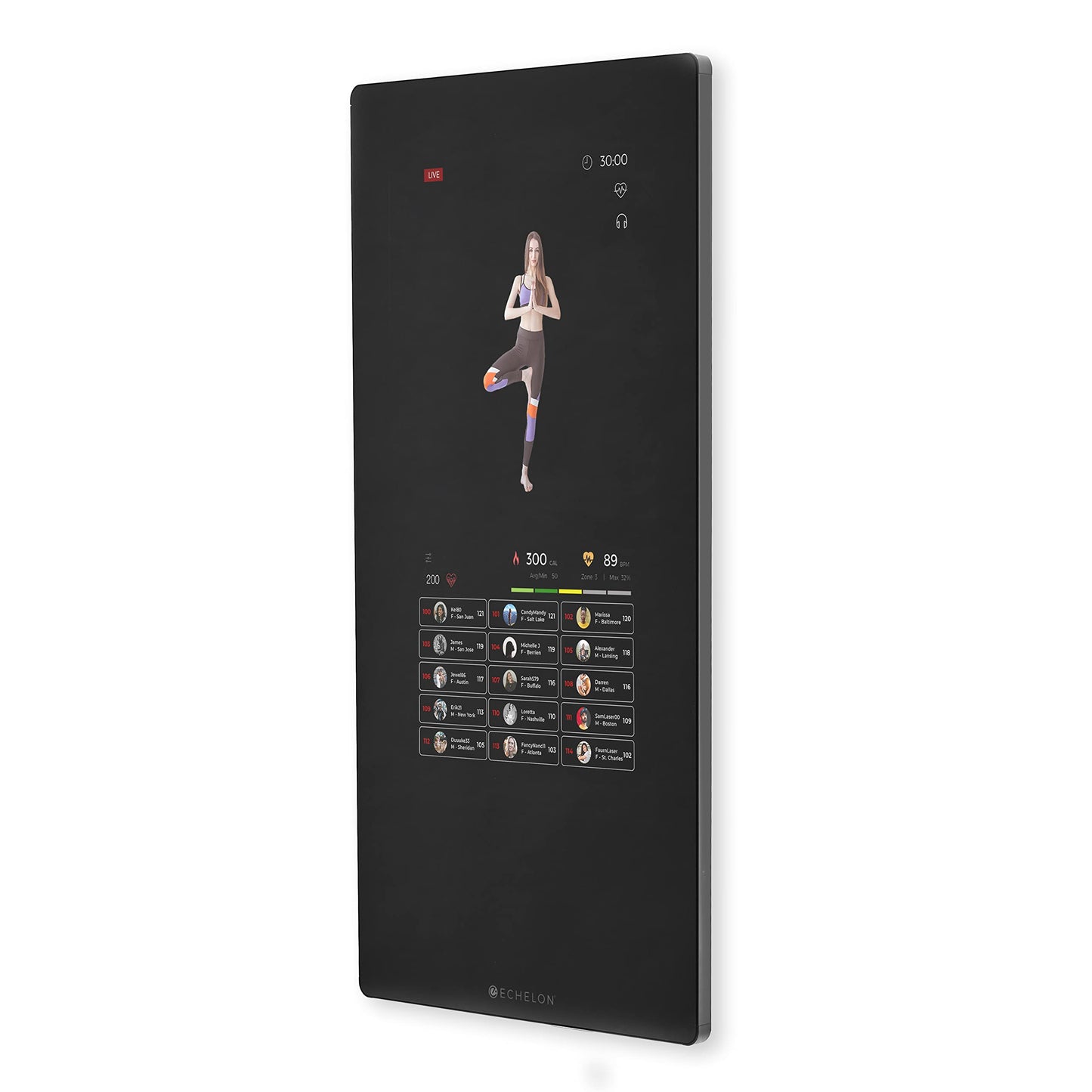 Echelon - Reflect Smart Connect Fitness Mirror - Echelon Mirror - Workout Mirrors for Home Gym - Smart Gym - Exercise Mirrors for Wall - 32" Full HD 1080p 60Hz Display - 30-Day Free Echelon Membership