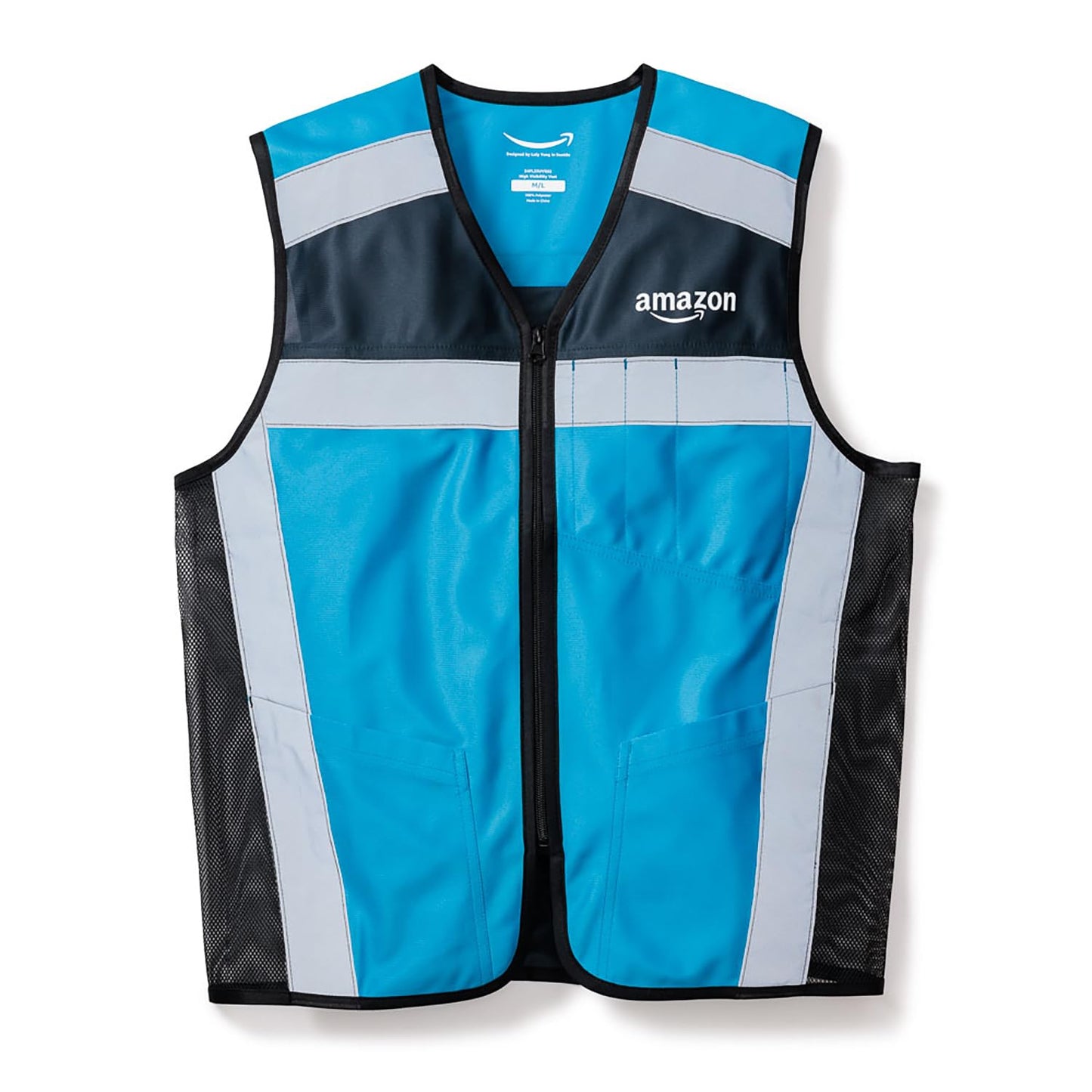 LULY YANG DSP High Visibility Vest, M/L (Pack of 10)