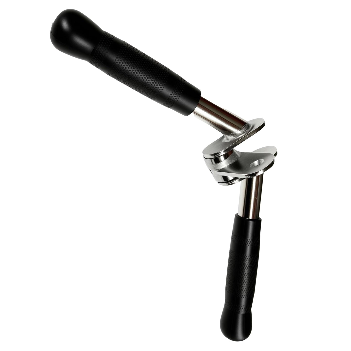 qibylift Barbell Multi-Exerciser Cable Attachment For Cable Machines, Lat Pull Down Bar Cable Machine Attachments, Tricep Press Down Bar, Revolving Straight Curl Pulldown Bar with Rotating & Rubber Handle Grips (V Bar)