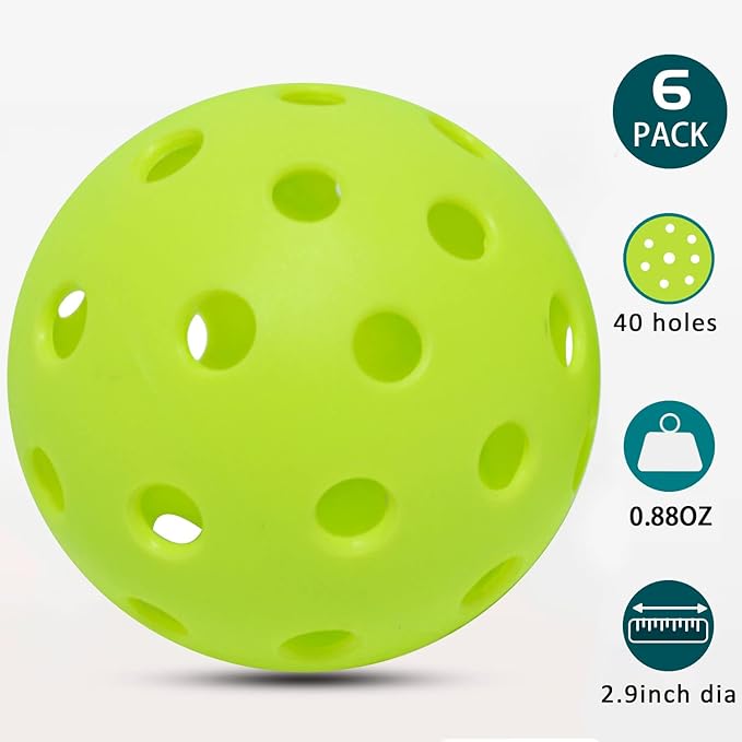 Hoverphenix Pickleball Net for Driveway, 22FT Regulation Size Pickleball Net with Paddles Set of 4, Pickleballs and Carry Bag for Outdoor Indoor Game