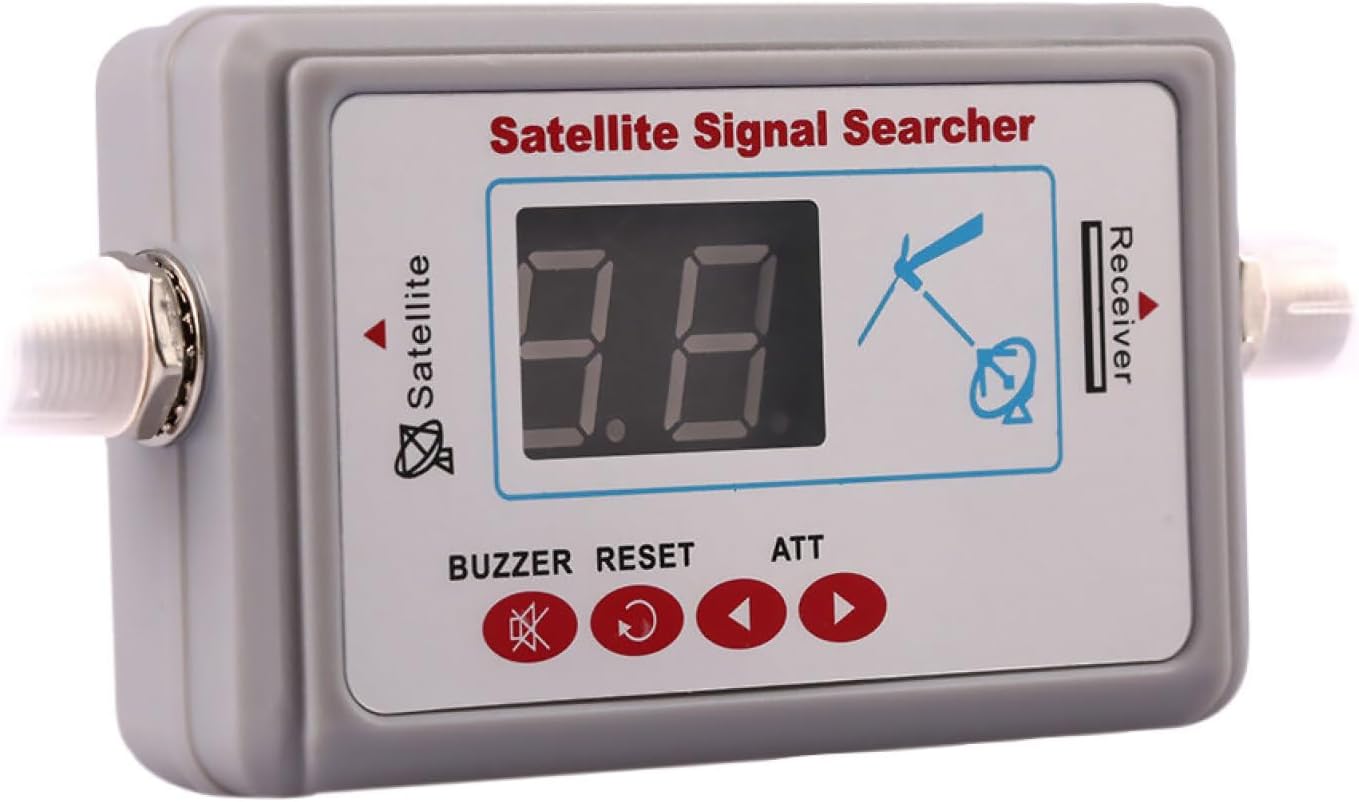 ZEZEFUFU 13-18V Digital Satellite Finder Viewfinder Signal Pointer Satellite TV Receivers