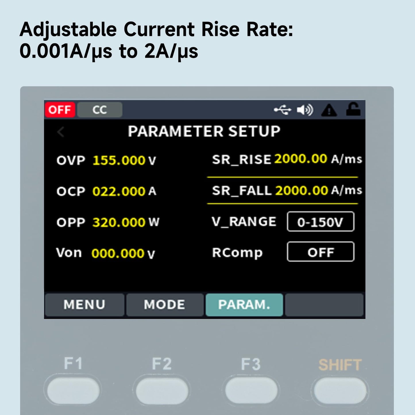 OWON Programmable DC Electronic Load OEL3030, DC 300V 30A Maximum 300W, USB/RS232, CV CC CR CP 4 Operation Modes, 5kHz Dynamic, Lab Bench Power Tester with 2.8” TFT Color LCD Display