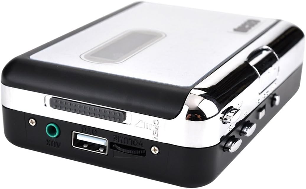 Y&H Cassette MP3 Cassette Tape Player Record Tape to Digital Converter,USB Capture,Save to USB Flash Drive Directly,No