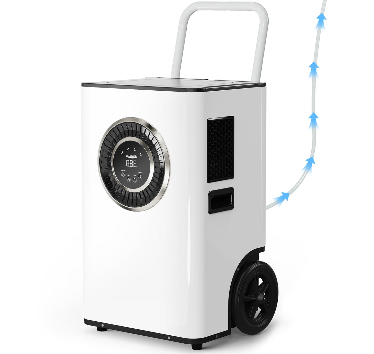 ALORAIR 110 PPD Commercial Dehumidifier with Pump & Drain Hose, LGR Tech Dehumidifiers for Large Room, Basement, Warehouse, Industrial Space, 6 Years Limited Warranty, Sentinel Elite50X