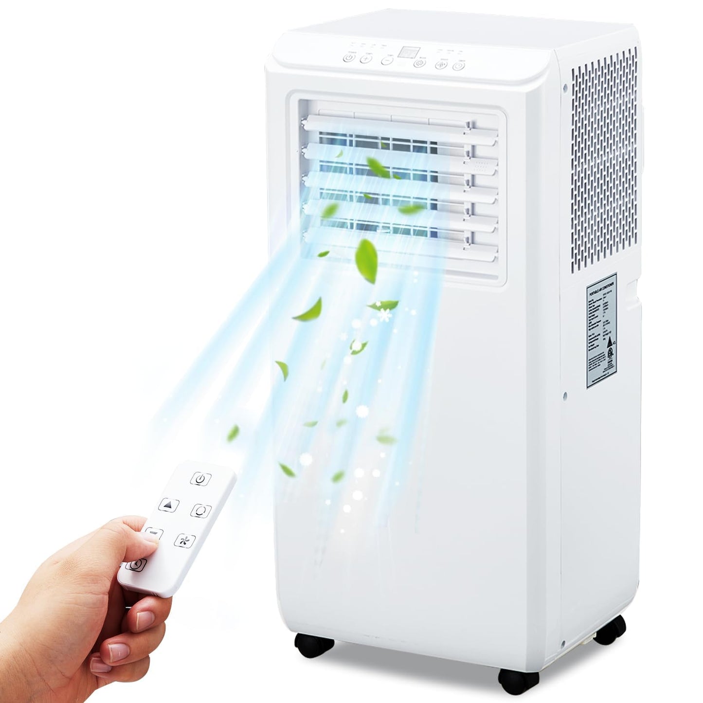 Portable Air Conditioners 10000 BTU, Energy Efficient AC Unit w/Remote Control & 24H Timer, Quiet Cooling for Bedroom, Office, Dorm Rooms Up to 450 Sq.Ft