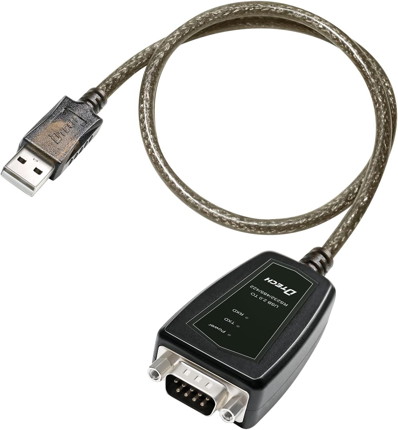 DTECH RS422 RS485 R232 (3 1 5V 11 10 8 7 (1.5ft) USB to Serial Adapter to USB Cable in Interface) Supports DC