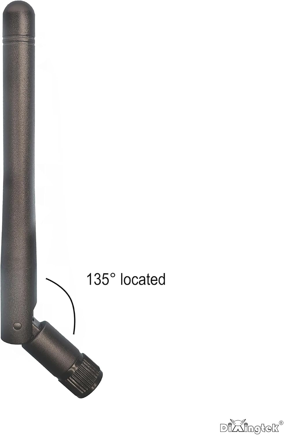 Dixingtek 6E 2.4GHz 5GHz 6GHz 2-Pack WiFi Tri-Band Bluetooth RP SMA Male Antenna, Compatible with WiFi Router Camera