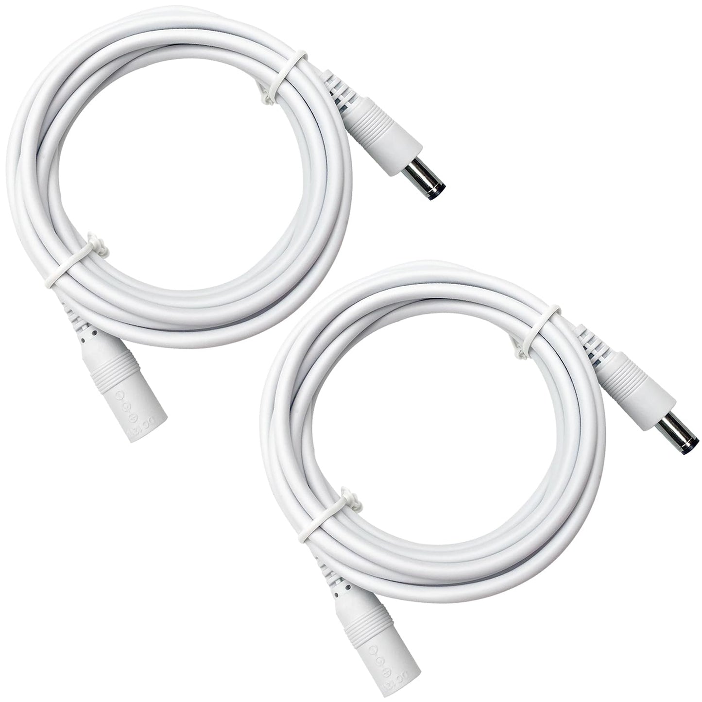 ANLINK 2 Pack 3ft 1M 12V 5.5mm 2.1mm DC Power Extension Cable, Premium Pure Copper DC Power Adapter Extension Cord x