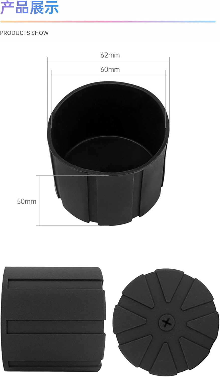 TONHOKJ 60120mm 3 Universal Camera Lens Cover for DSLR & Mirrorless Cameras, Flexible Front Lens Protector, Dustproof