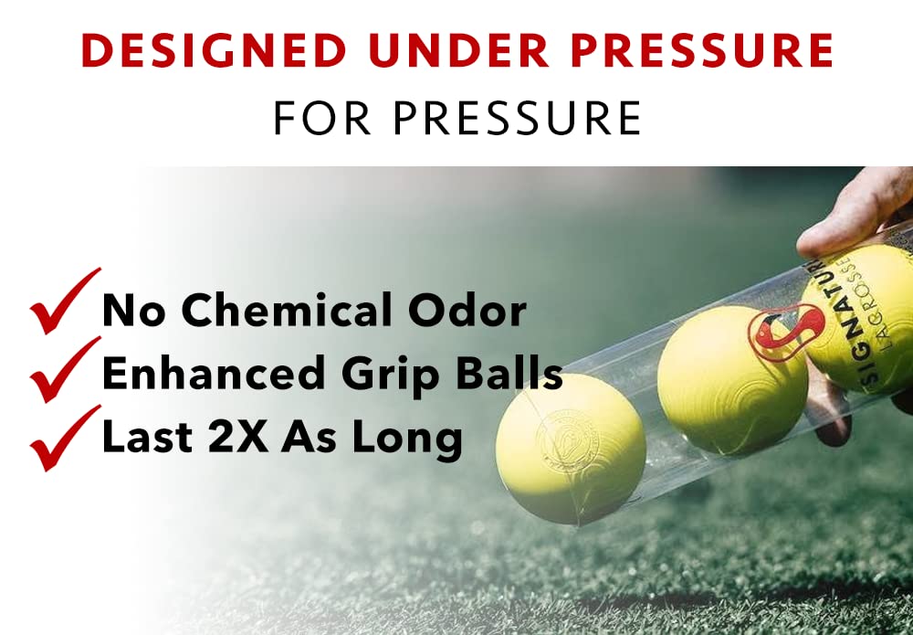 Signature Lacrosse Ball Set - Packs of 2, 4, 8, 12, and 100 - No Chemical Smell Massage Balls, Myofascial Release Tools, Back Roller, Muscle Knot Remover
