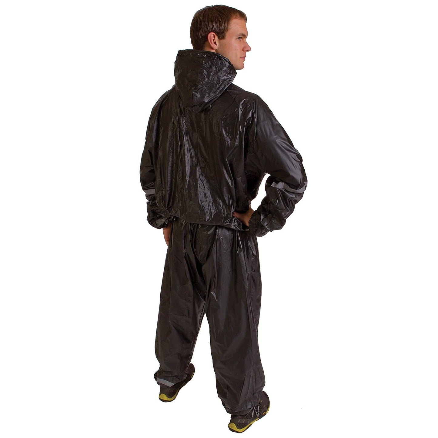 GoFit Unisex Thermal Sweat Suit - Hooded Suit For Training, Weight Loss, and Exercise