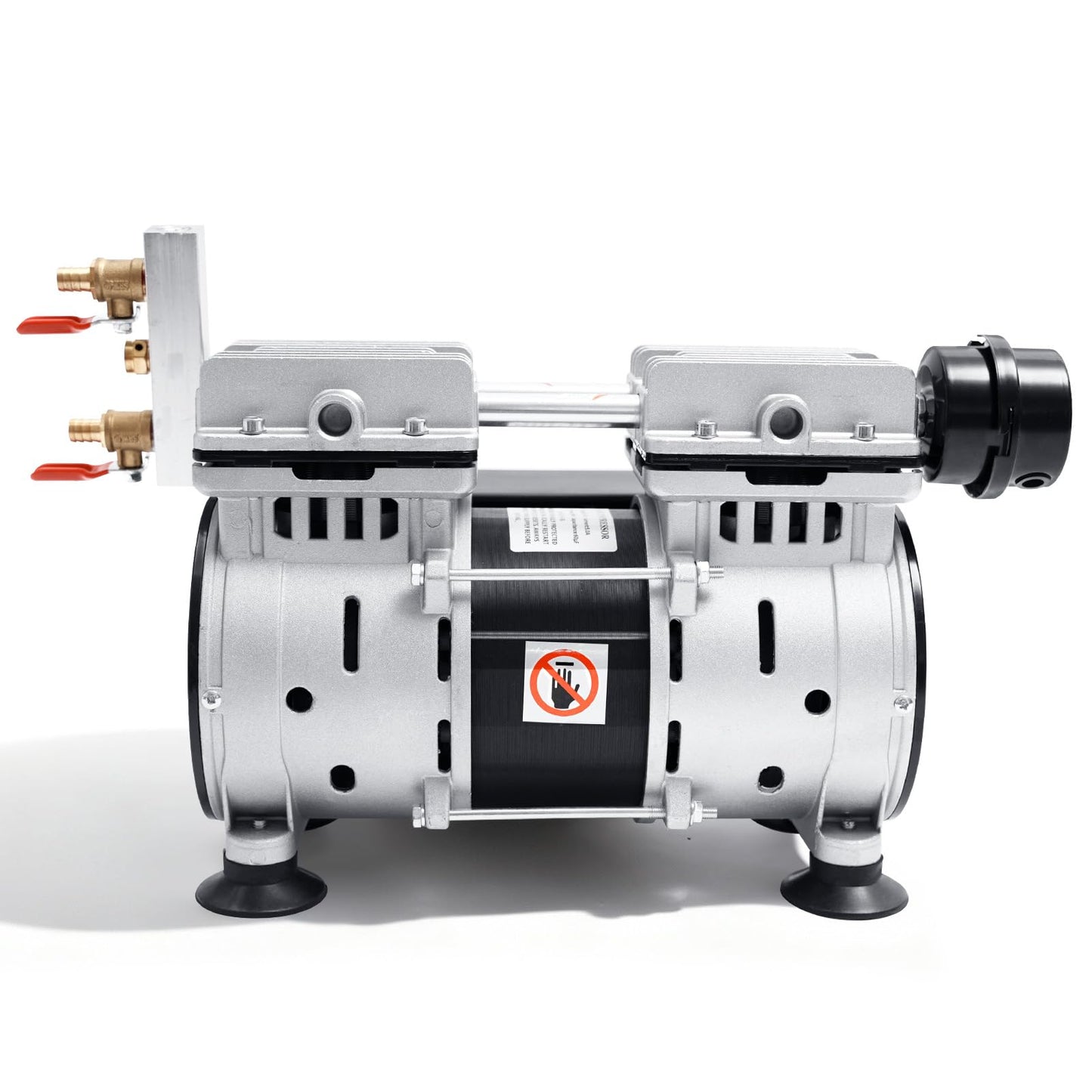 Pond Aerator, 550W 3/4 HP Air Compressor with Timer & Valves, 5.2 CFM for Up to 3 Acre 50ft Deep Lake, Outdoor Pond Oxygen Circulation System