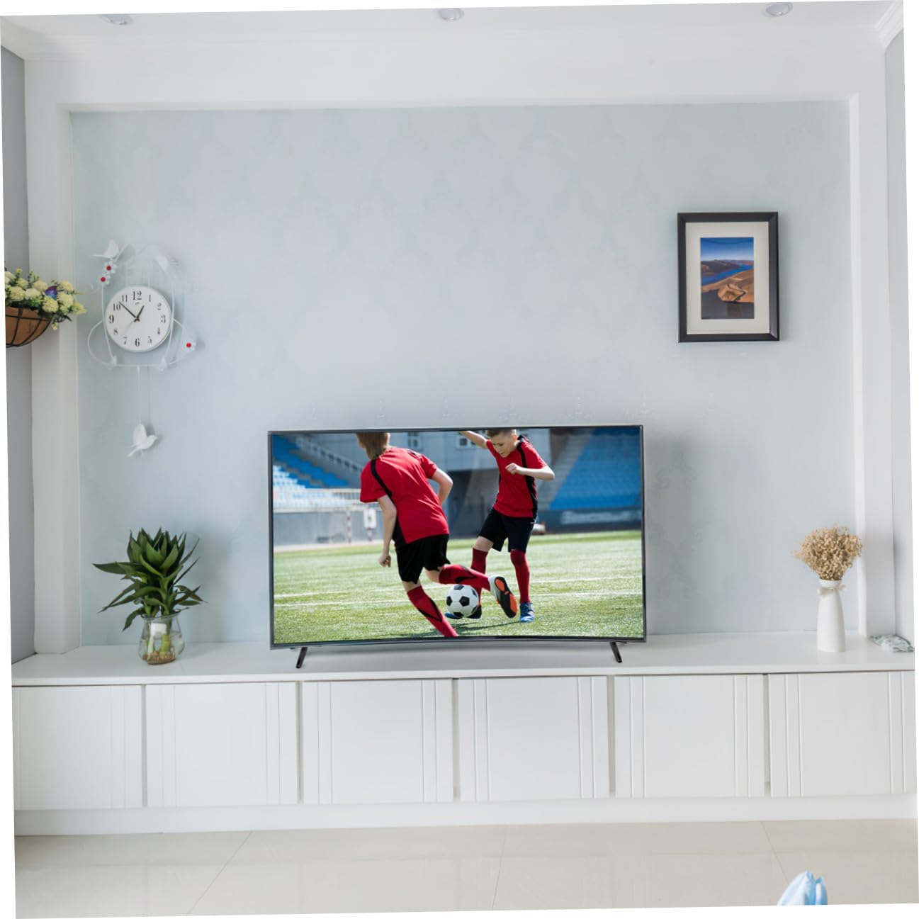 Luxshiny 2pcs 32-55 Inch Universal TV Mount Stand - for TVs
