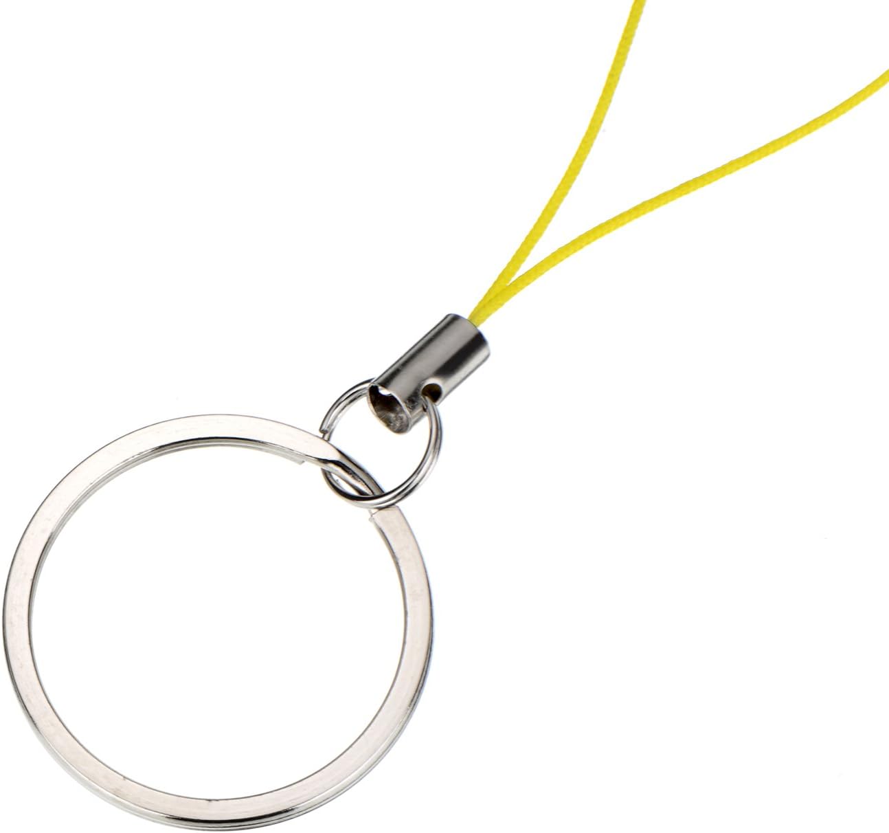 20 Mp3 4 Bememo Pieces Nylon Keychain Lanyard for USB Flash Drive Key Fob Lanyard with Color Strap String Bulk Short