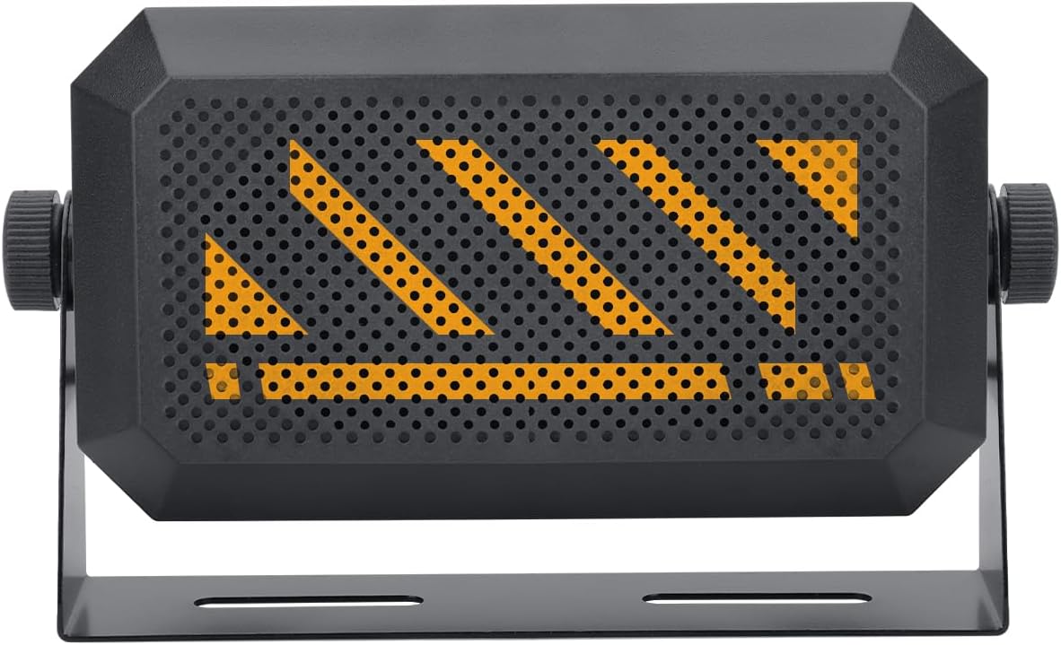 Airiton Communications 3.5mm Rectangular External Speaker/CB Radio Speaker for Ham Radio, External Scanners for All