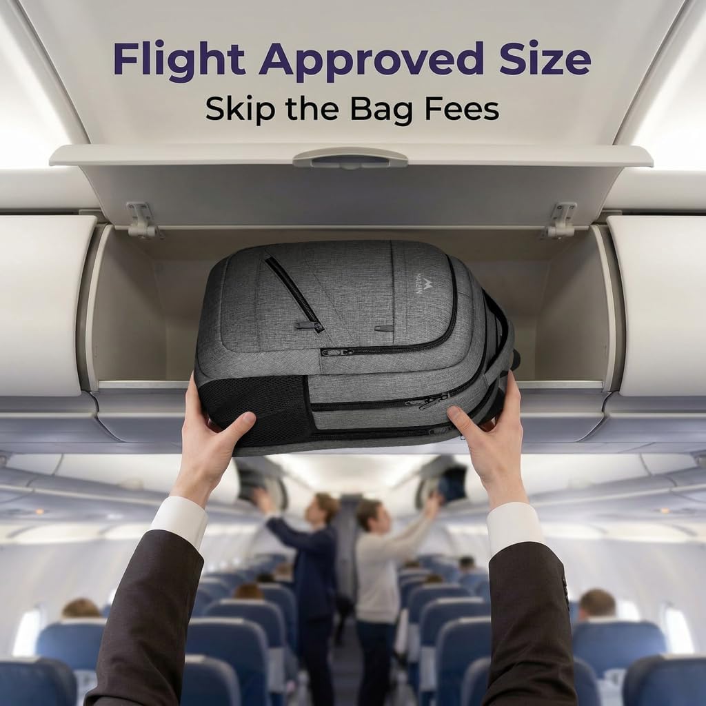 Backpack, 17 Inch Backpack, MATEIN Travel Laptop Work TSA Approved Carry on Large Computer Business Bag for Men Women