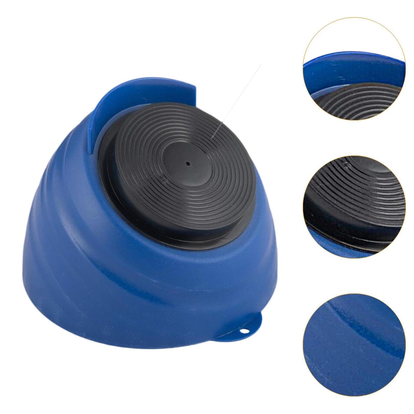 CQJRGF Gym Chalk Bowl Storage Bowl Multi Position Portable Large Gym Chalk Container Chalk Holder for Sports Gymnastics Deadlifting(Blue)