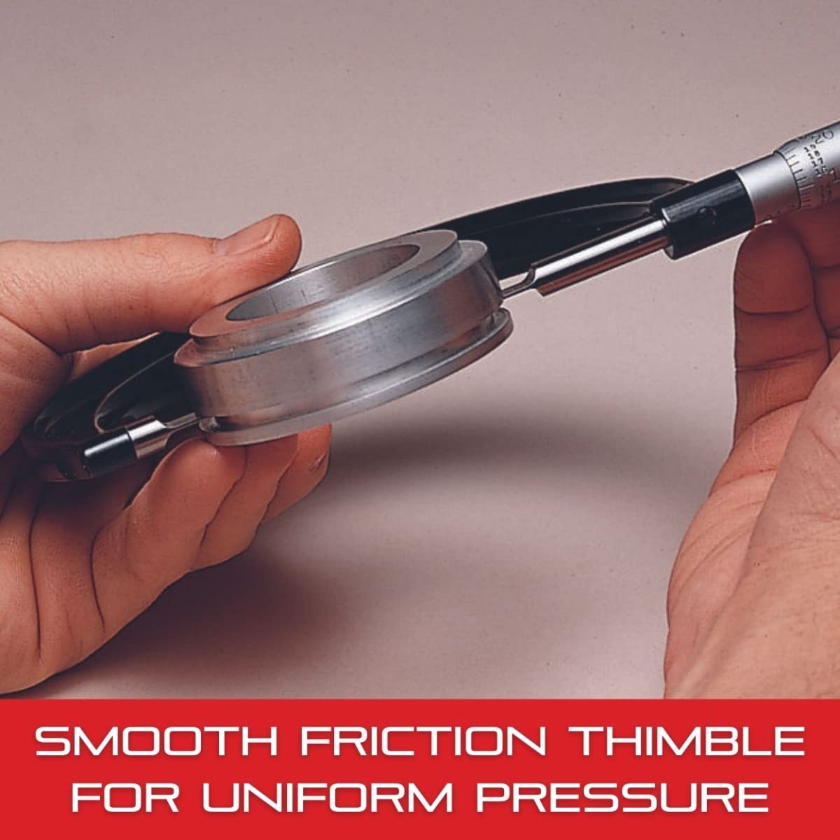 Starrett Outside Micrometer Set with Smooth Friction Thimble, Combination Ratchet and Speeder - American Pride Theme, 0-4" Set Range, .0001" Graduation - SAPT436.1XRLZ
