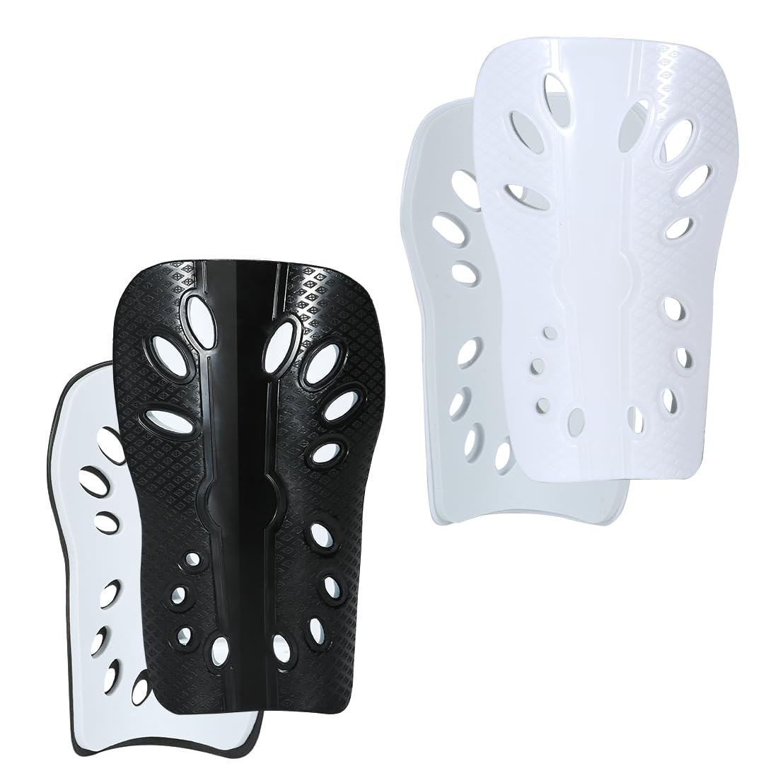ADEGARI Soccer Shin Guards for Kids Youth, 2 Pairs Breathable Shin Pads for Boys Girls Teens Adults, Lightweight Football Equipment Cushion Protection for Men Women