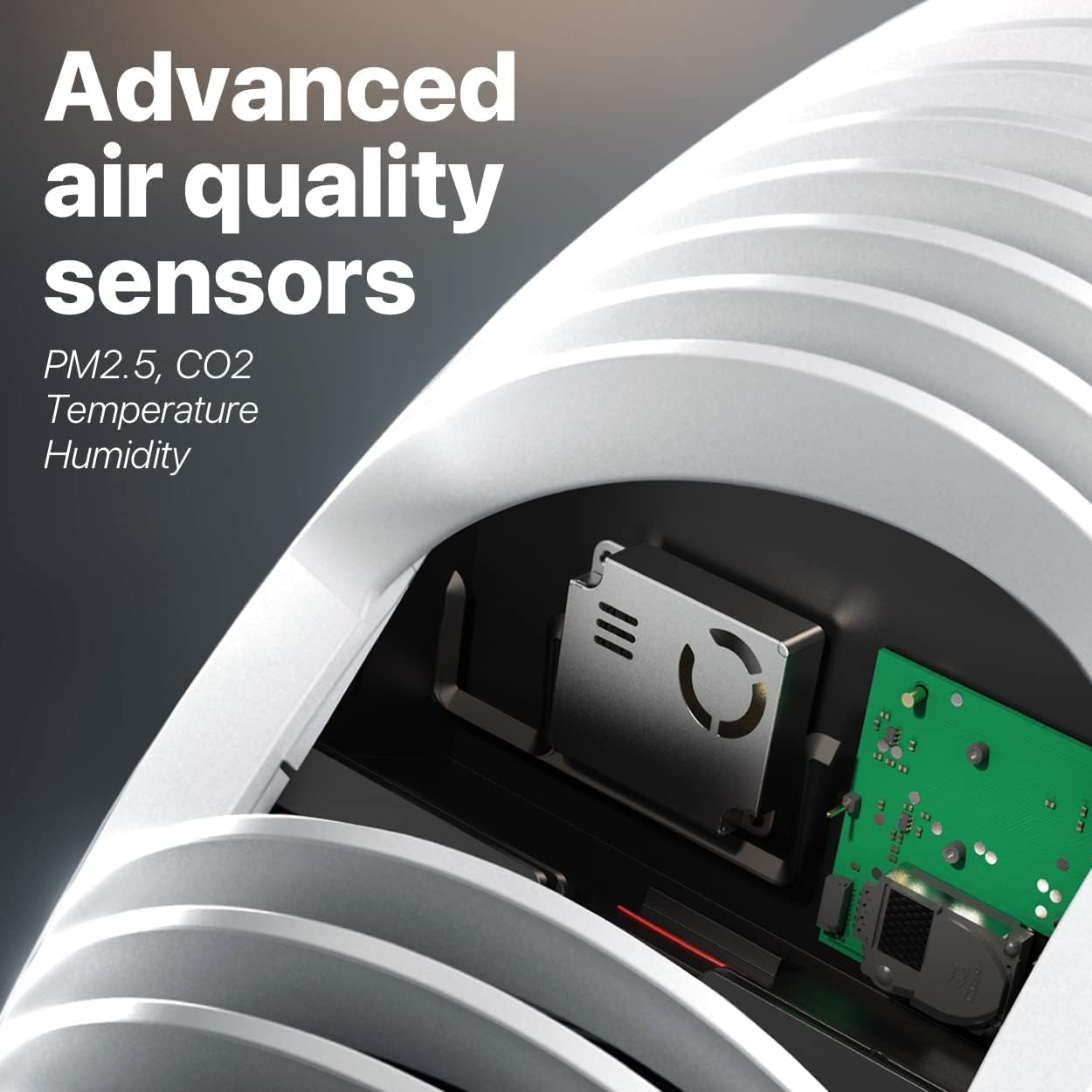 IQAir Atem X Air Purifier - Smart HyperHEPA Filtration for Large Rooms up to 1650 sq ft - Smoke, Viruses, Allergens, Asthma, Mold, Dust, Pets, Swiss Made, WiFi Enabled