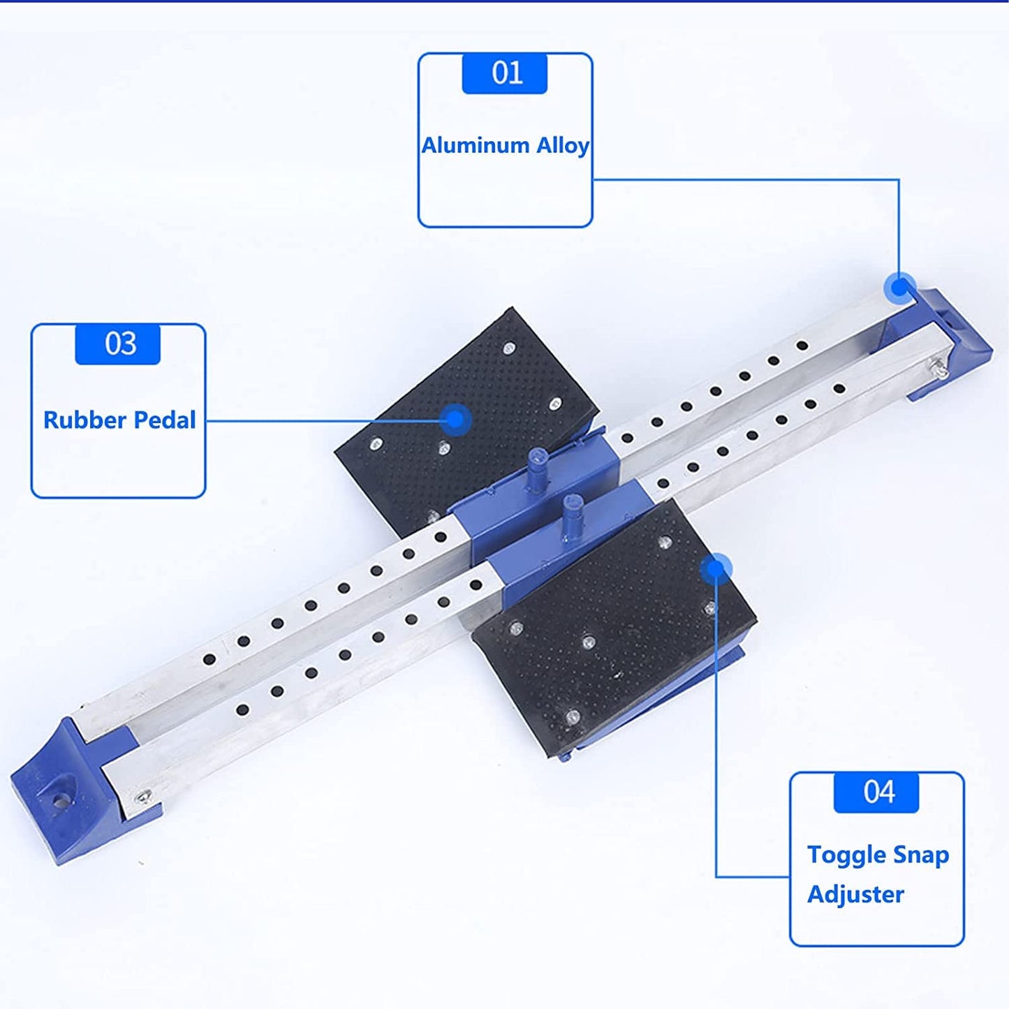 Supvision Multi-Function Starting Block, 6 Angle Pedals Adjustable Sprinter Starting Block Starting Blocks Track and Field Aluminum Suitable for Plastic Runway Cinder Back School Fall Sports Day