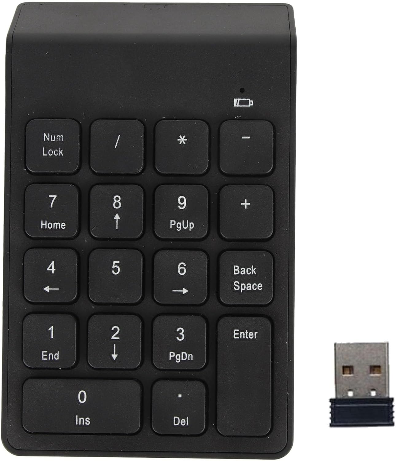 DAUZ 18 Wireless Numeric Keypad, Keys Waterproof Numeric Keypad for Business