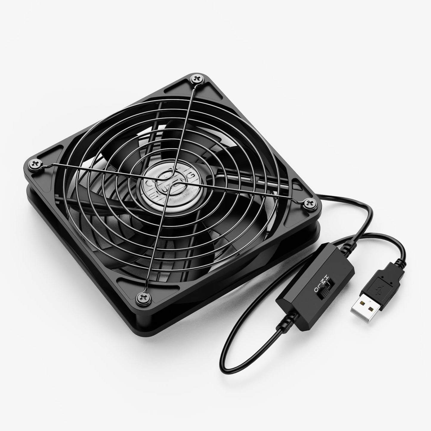 ELUTENG 120mm 3 5V 1500PRM Fan With Speed USB Powered Case Fan Gaming PC Portable Cooling Suitable for Tablet TV