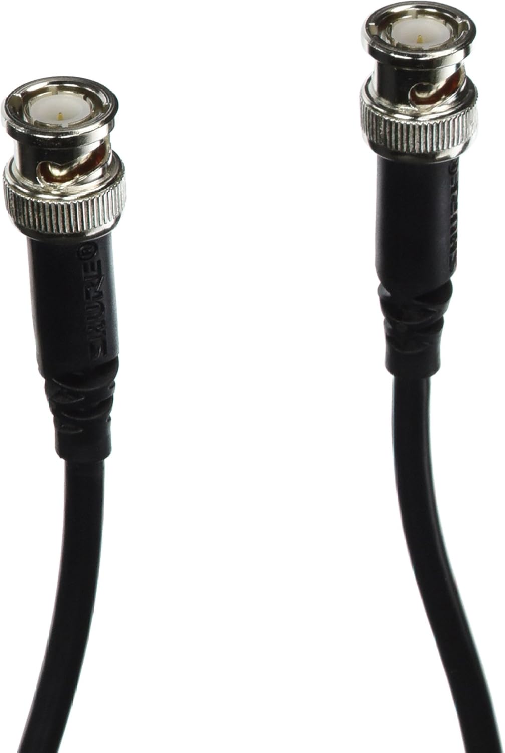 UA802 2-Feet RG58C/U Shure UHF Coaxial Antenna Cable, BNC-BNC, Type, Black