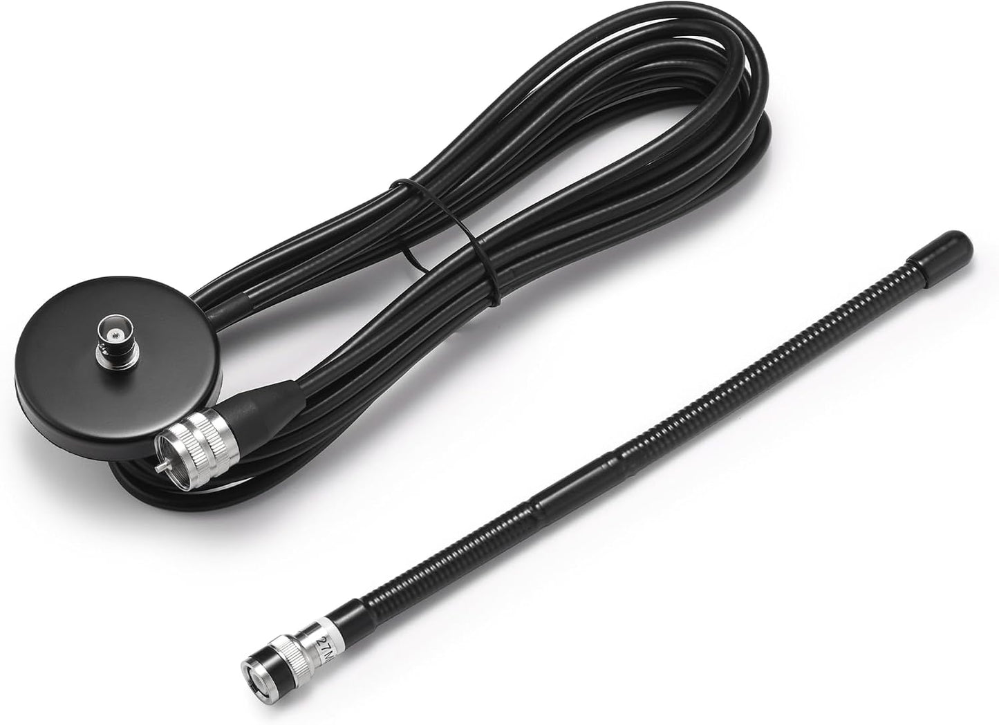 Radioddity CB515 27MHz, SO-239 CB-606/CB-606 PRO/CB-500/CB-27 PRO/CS-47/CB-900 CB Antenna Soft Whip CB Radio Antenna
