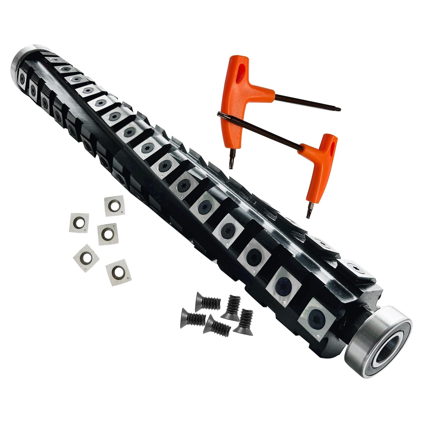 FOXBC 13 Inch Spiral Helical Cutterhead for DeWalt DW735 DW735X Planer