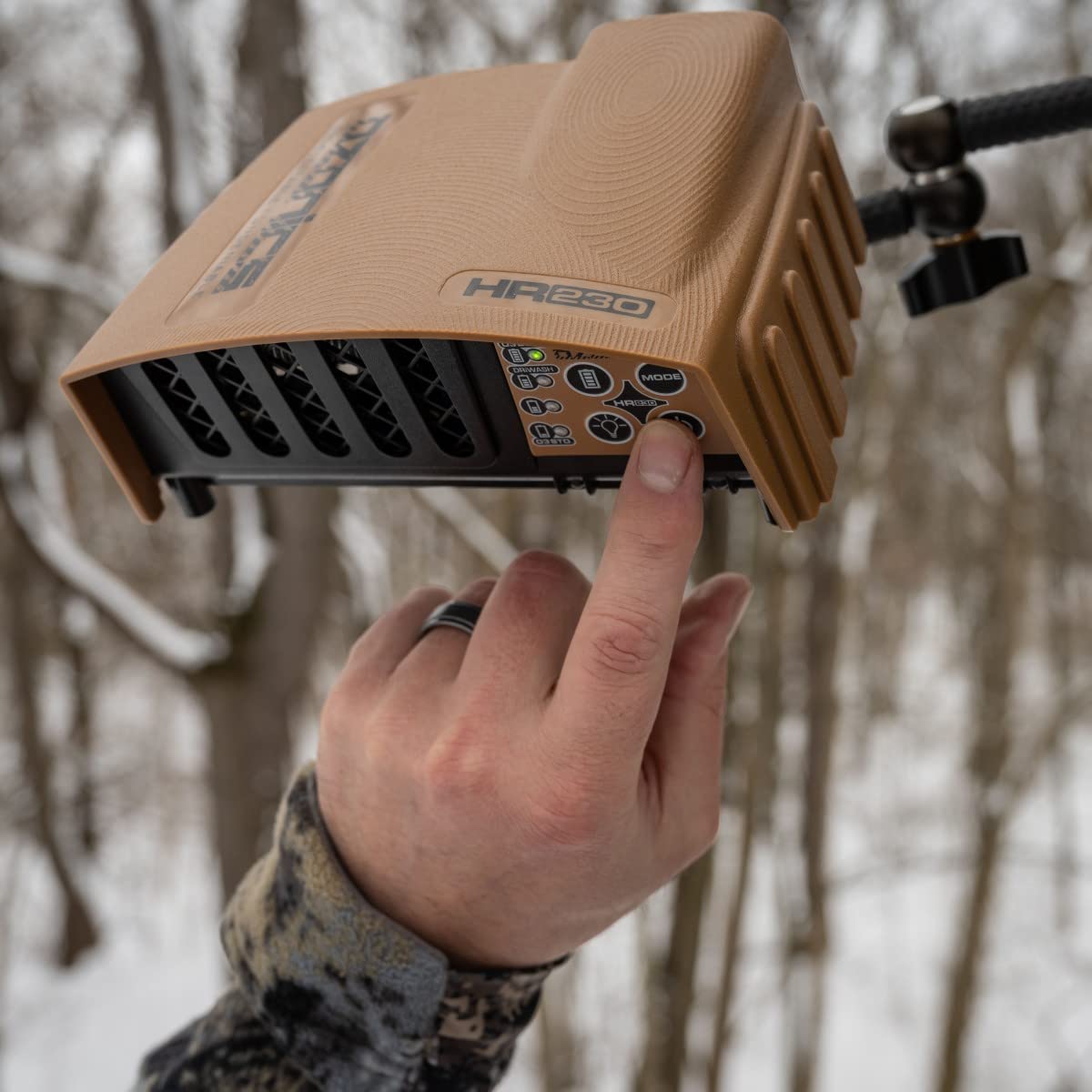 Ozonics HR230 Scent Eliminator | Ozone Generator for Hunting - Advanced Odor Control for Blinds, Stands - Includes Rechargeable Battery & Tree Mounting System - "Half a Million Hunters Can't Be Wrong"
