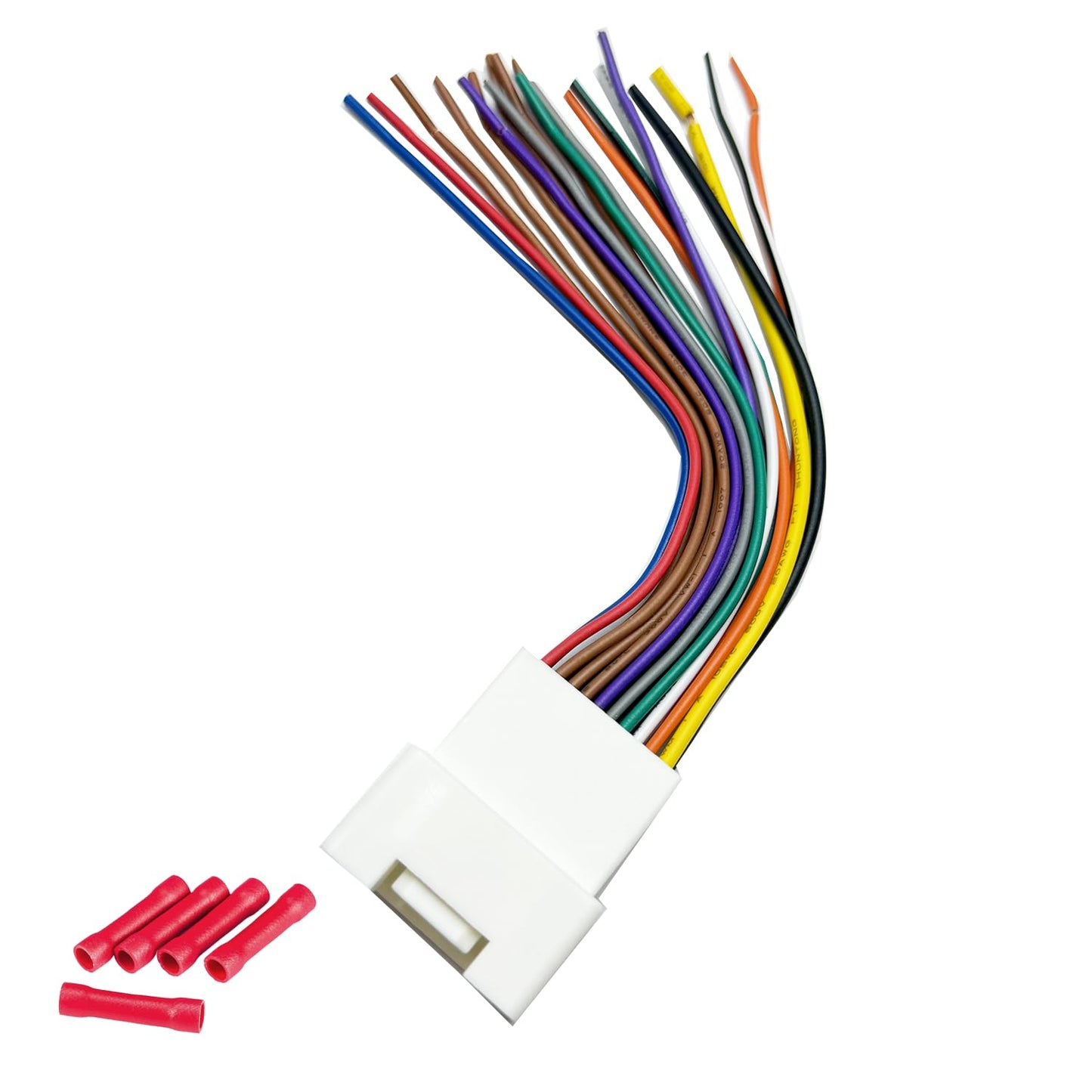 2008-2019/Kia 2013, Radio Wiring Harness Compatible with Mit-Subi-shi Stereo Installation Wire Harness Kit Aftermarket