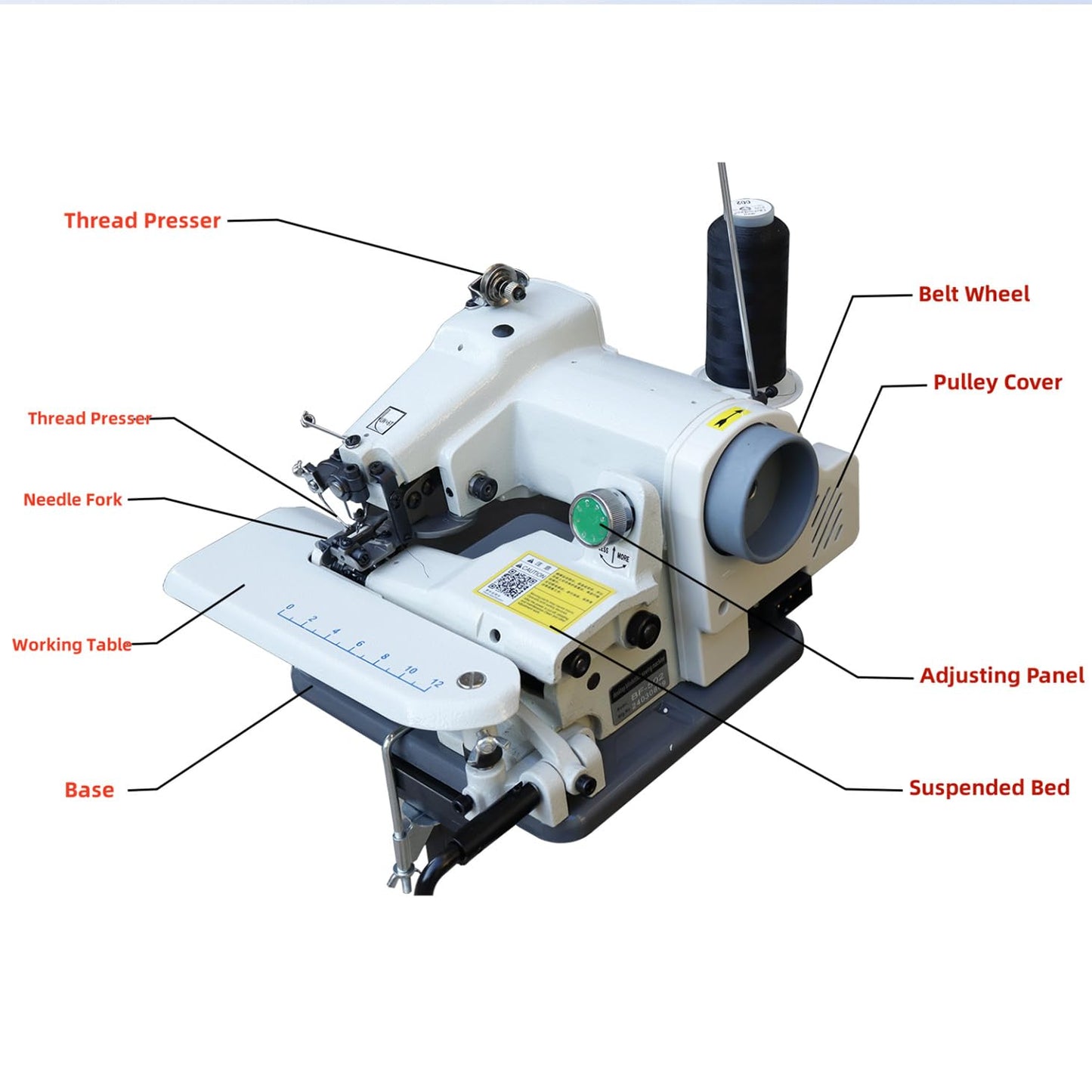 110V Blind Stitch Sewing Machine,Clothes Hem and Cuff Invisible Thread Blind Hemmer Sewing Machine CM-502