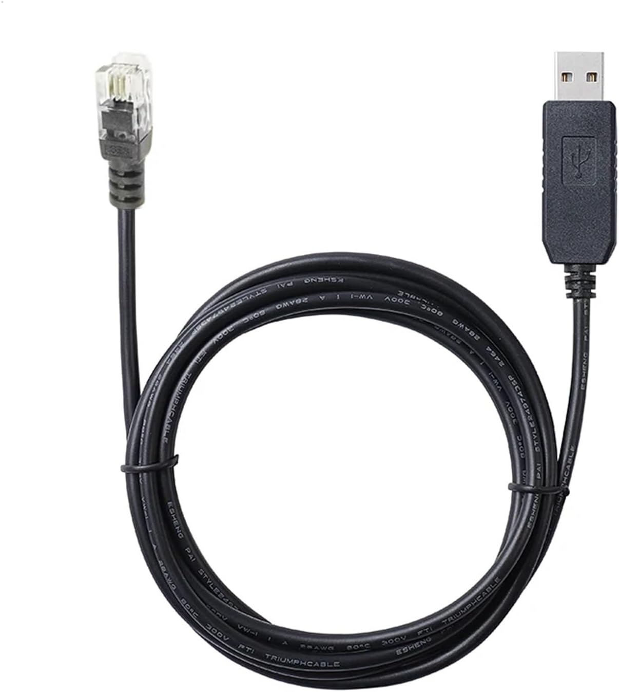 Skcvmn 4P4C RJ9 RS232 IEQ30 IEQ45 CEM60 Control.(1.8M) Iop-Ron to USB Serial Cable for Pro Pro Firmware Upgrade