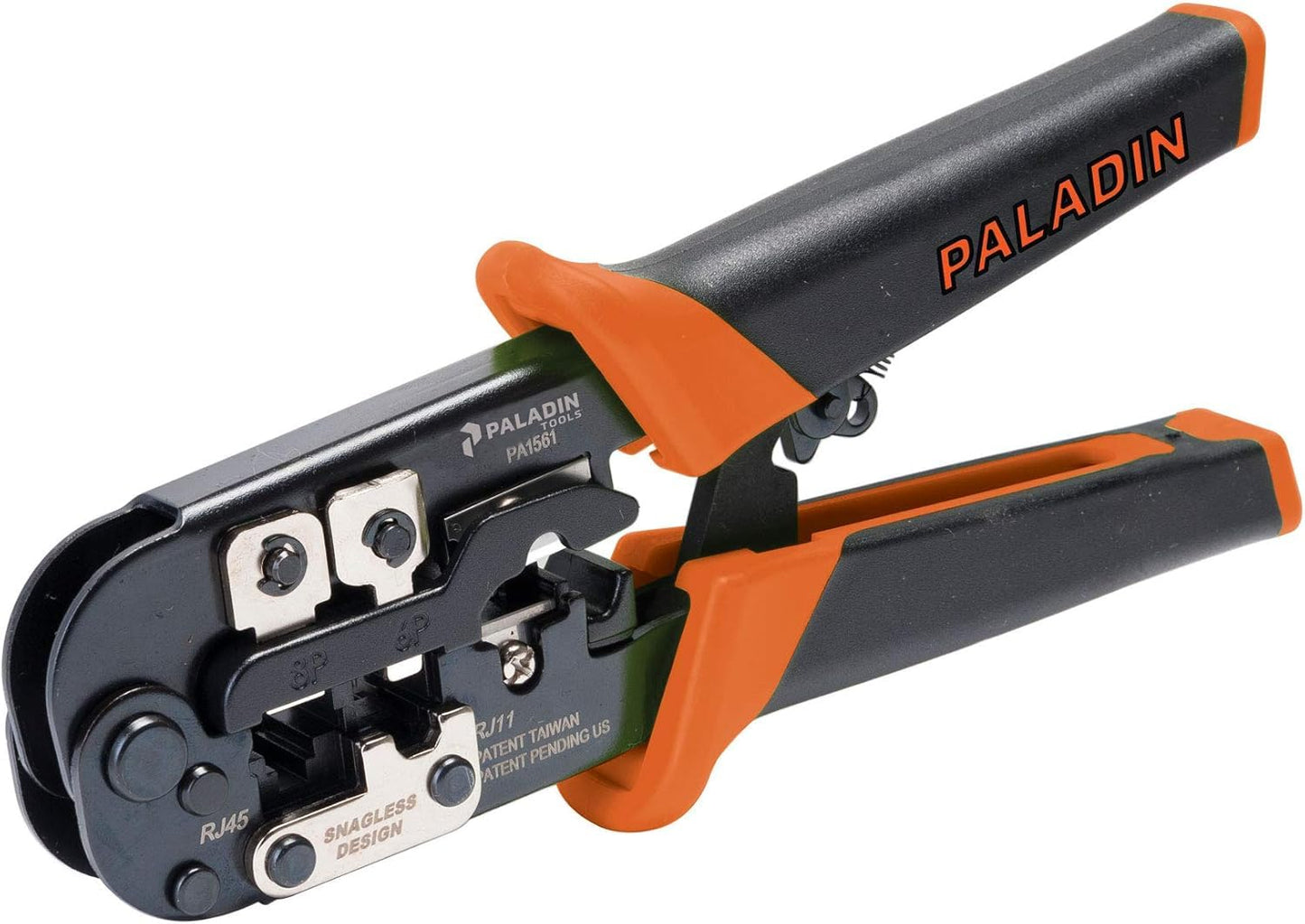Paladin Tools PA4908 Network Tool Kit - VDV Technicians Kit - Wire Cutter, Wire Stripper, Scissors, Punchdown Tool, Plugs - RJ45 RJ11 RJ12 RJ22 (POE Ethernet)