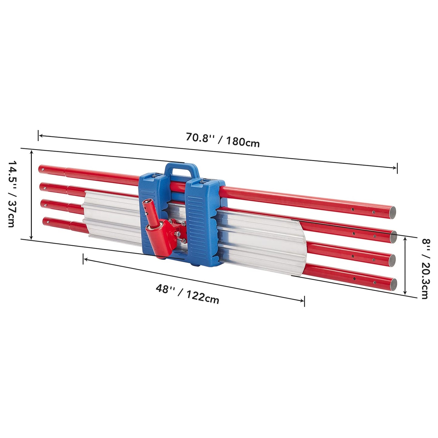 48 Inch Aluminum Concrete Bull Float Cement Trowel Finishing Tool