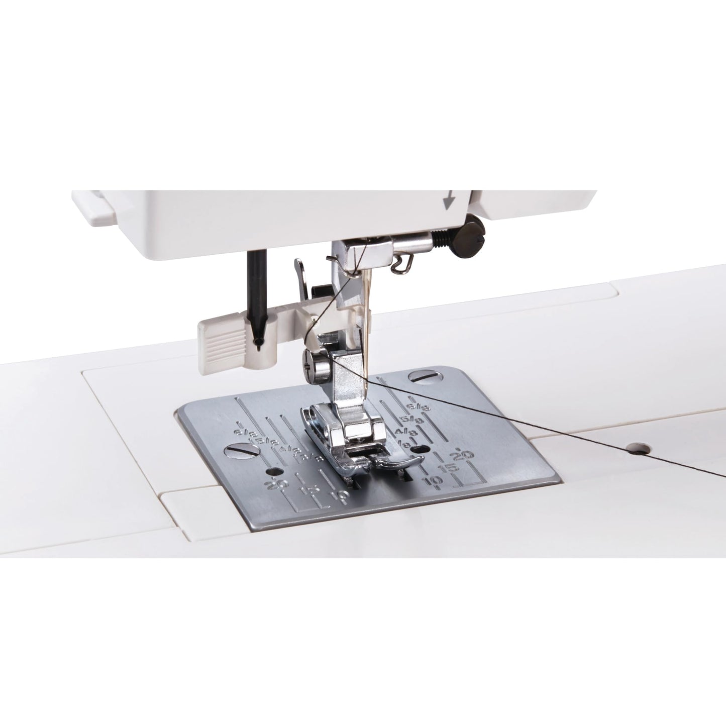 Janome 1522DG Mechanical Sewing Machine - Aesthetic Dark Gray Sewing Machine for Beginners, 22 Built in Stitches, 1 Step Buttonhole, Heavy Duty Metal Frame, Built in Needle Threader for Easy Use